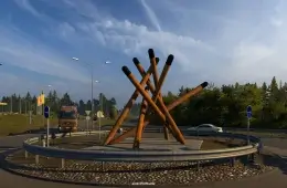 Nordic Horizons DLC - Roadside Landmarks in ETS2