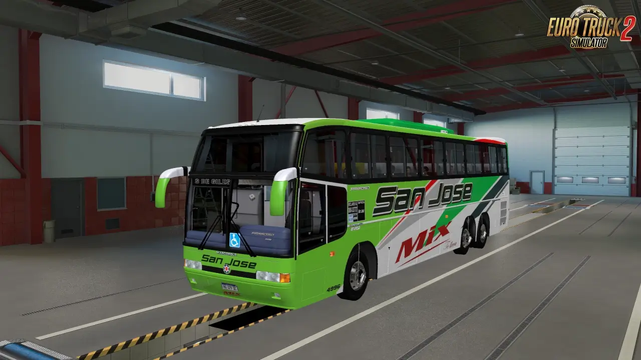 Pack bus Maracopolo GV1150 ETS2 1.50+ con skins Argentinas