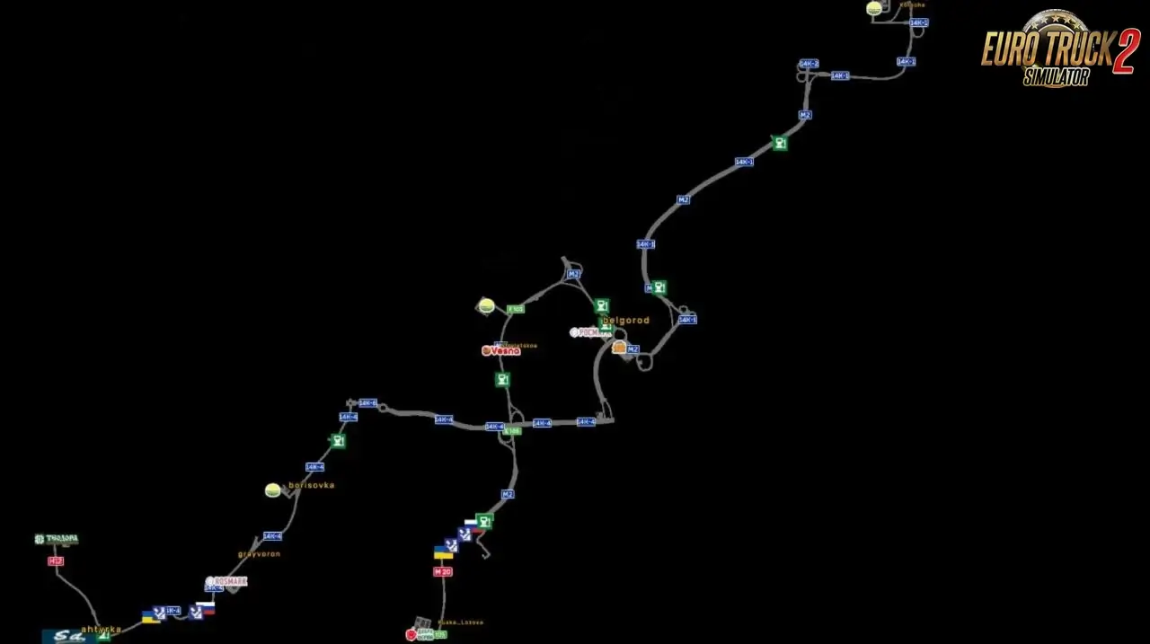 Project Belogorye Map v1.0.1 (1.53.x) for ETS2