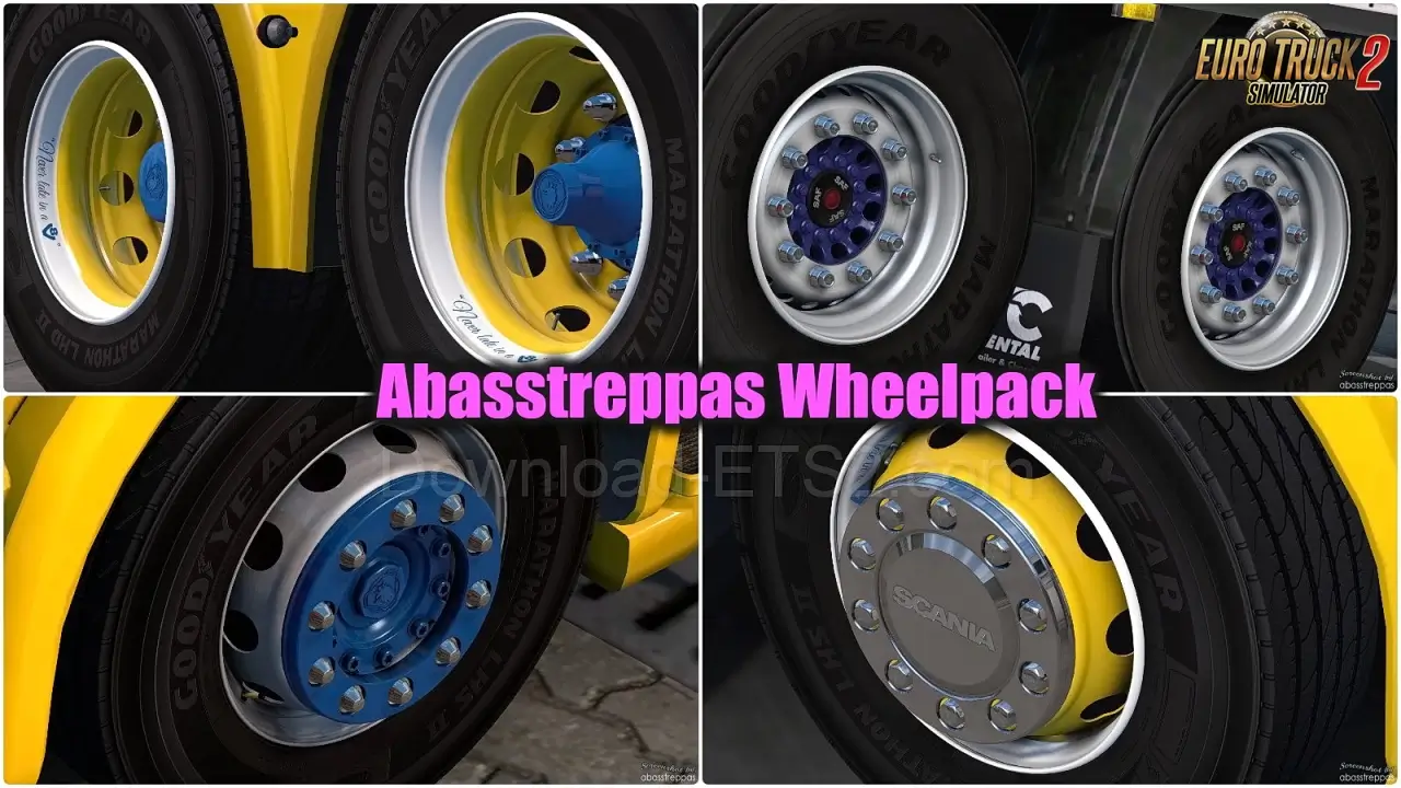 Abasstreppas Wheelpack v4.3 (1.54.x) for ETS2