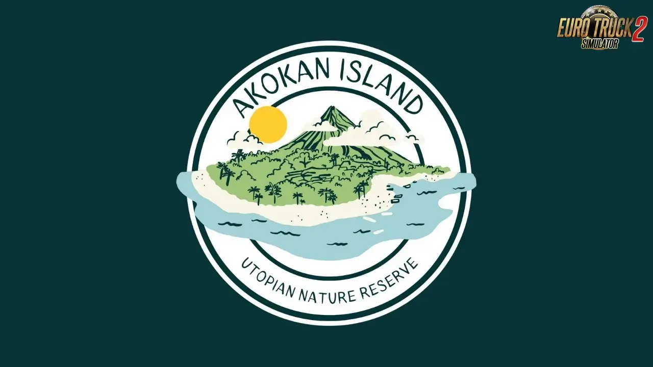 Akokan Island – Grand Utopia Addon v1.3 (1.54.x) for ETS2