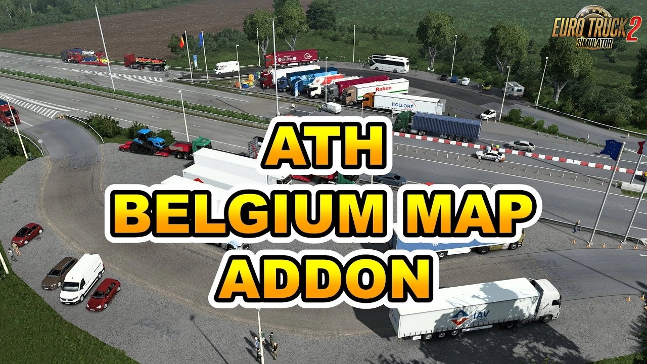 Belgium Map Addon v3.2 (1.54.x) for ETS2