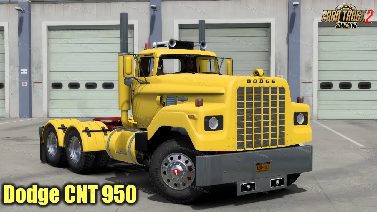 Dodge CNT 950 Truck + Interior v1.1 (1.54.x) for ETS2