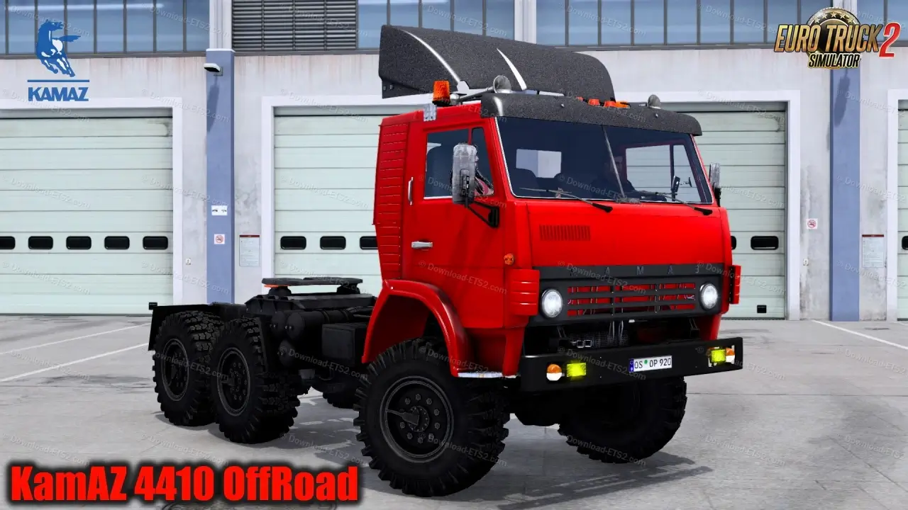 KamAZ 4410 OffRoad Truck + Interior v2.1 (1.54.x) for ETS2