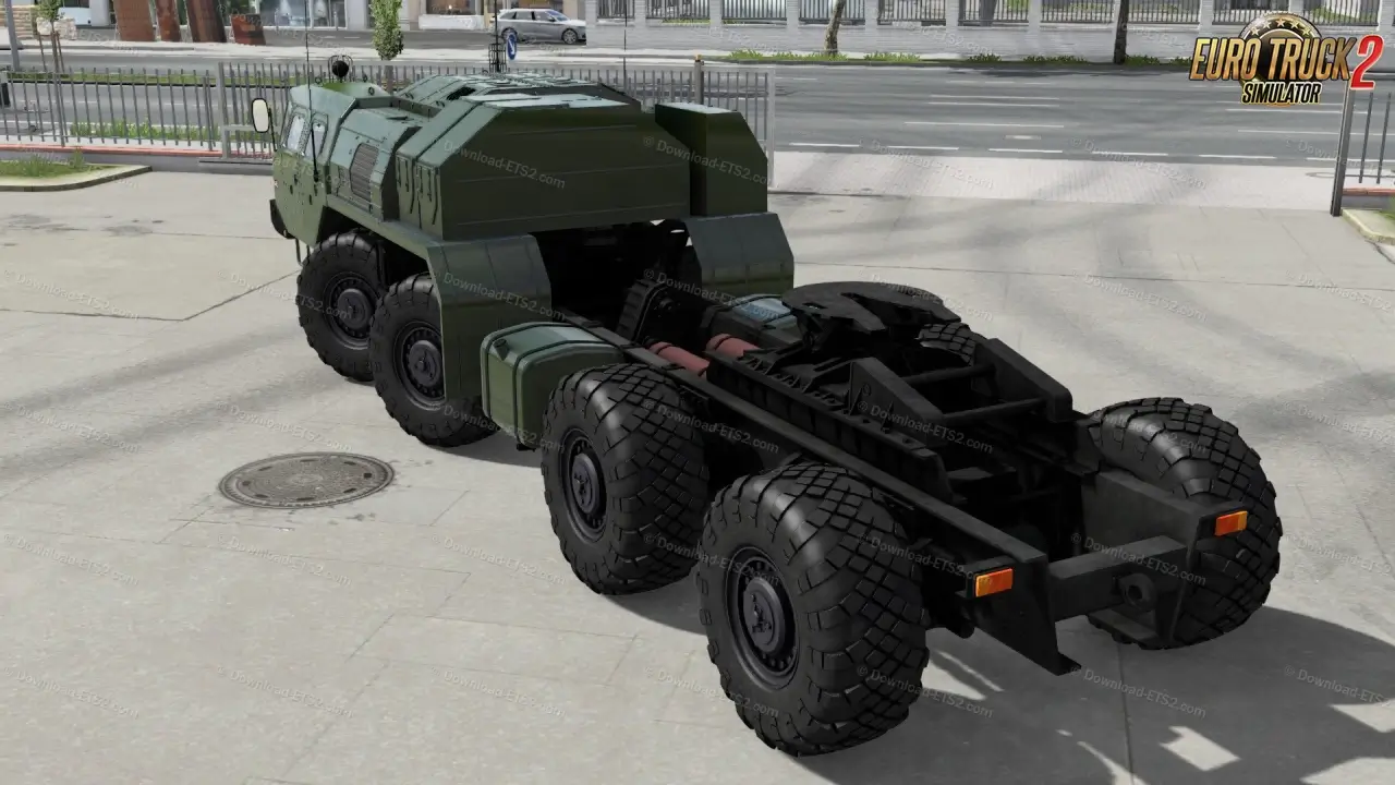 MAZ-7910 Millitary Truck + Interior v1.1 (1.54.x) for ETS2