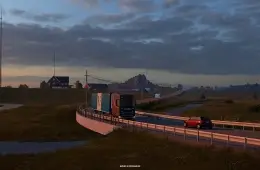 Nordic Horizons DLC - Andenes in ETS2