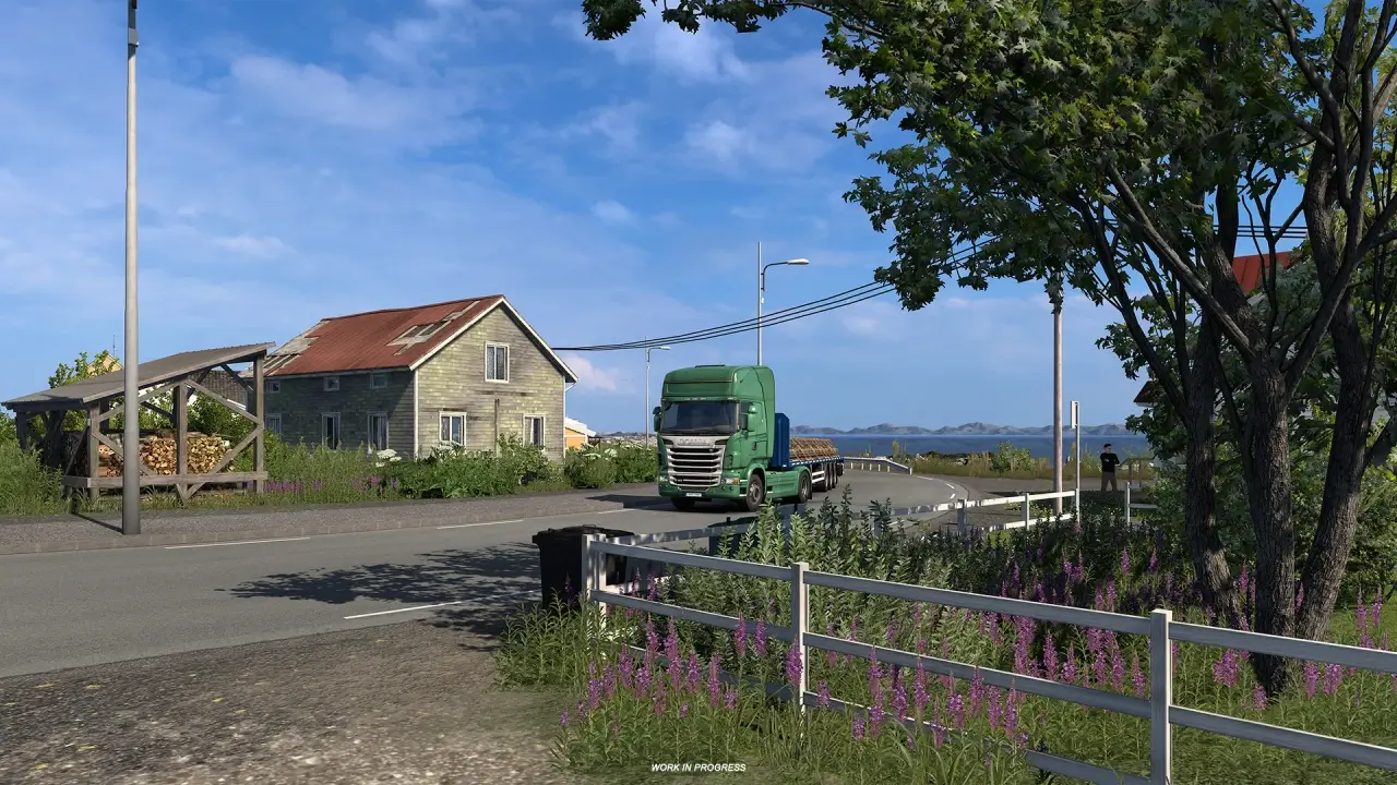 Nordic Horizons DLC - Andenes in ETS2