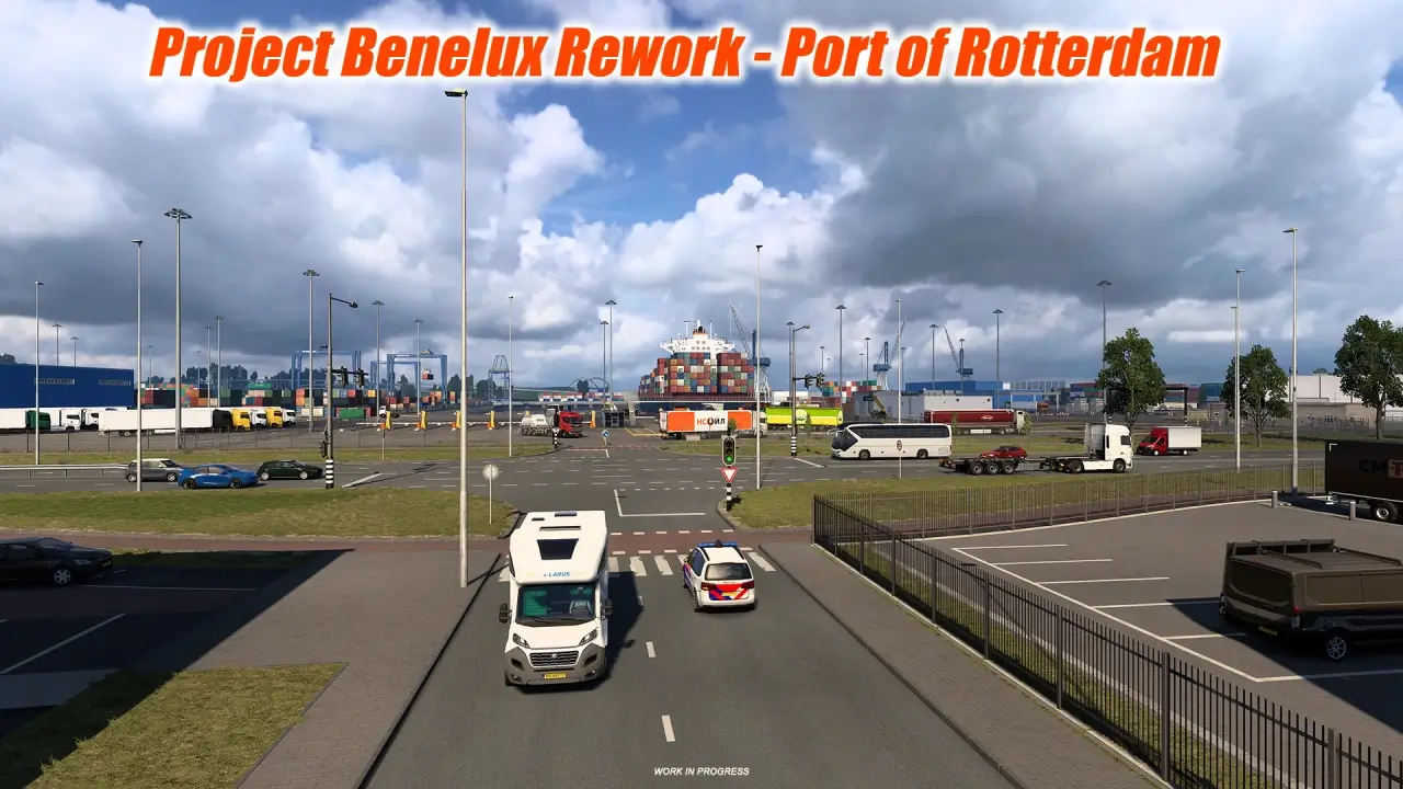 Project Benelux Rework - Port of Rotterdam in ETS2