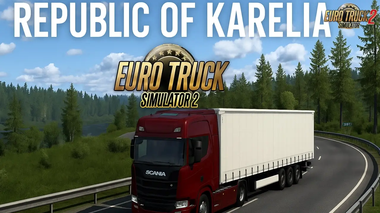 Republic of Karelia Map v15.5 (1.54.x) for ETS2