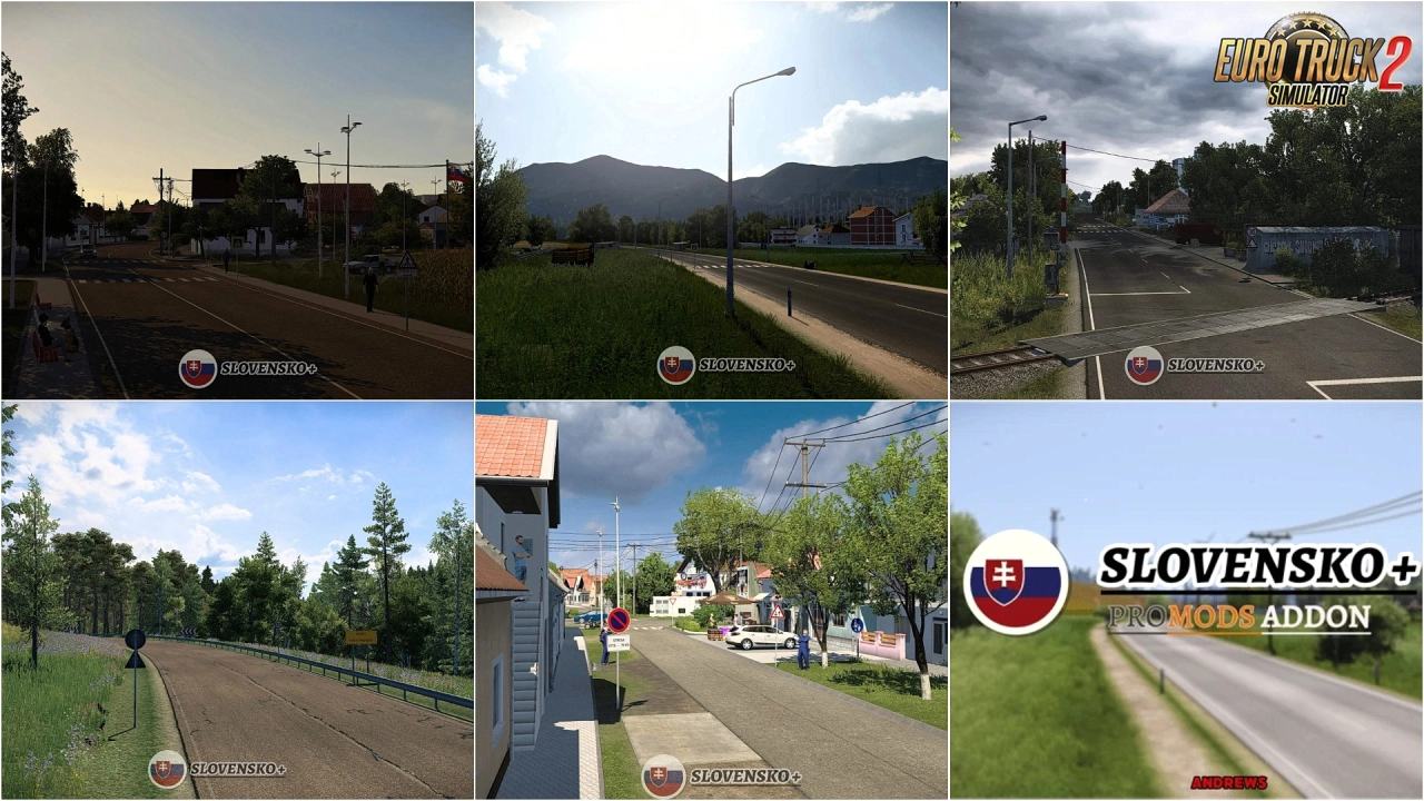 Slovensko+ (Slovakia Refresh) v3.0 (1.54.x) for ETS2