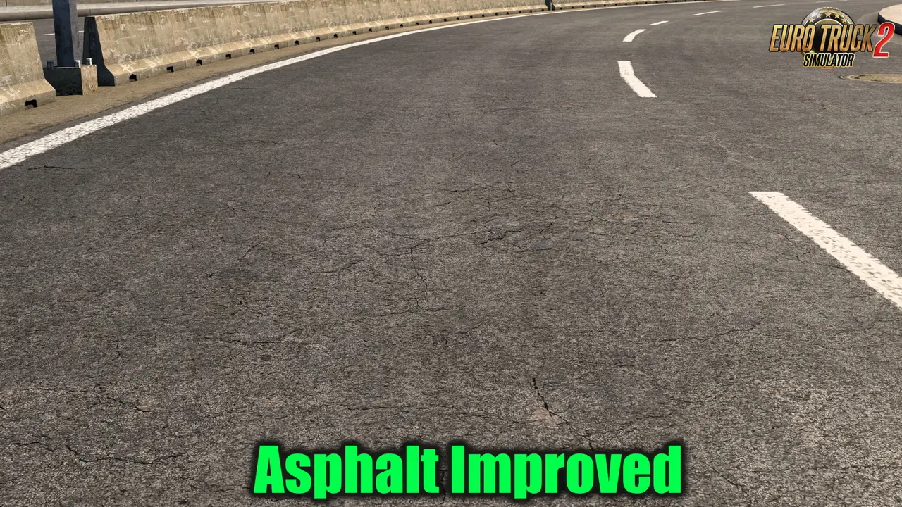 Asphalt Improved Mod (2k + 4K) v1.2 (1.54.x) for ETS2
