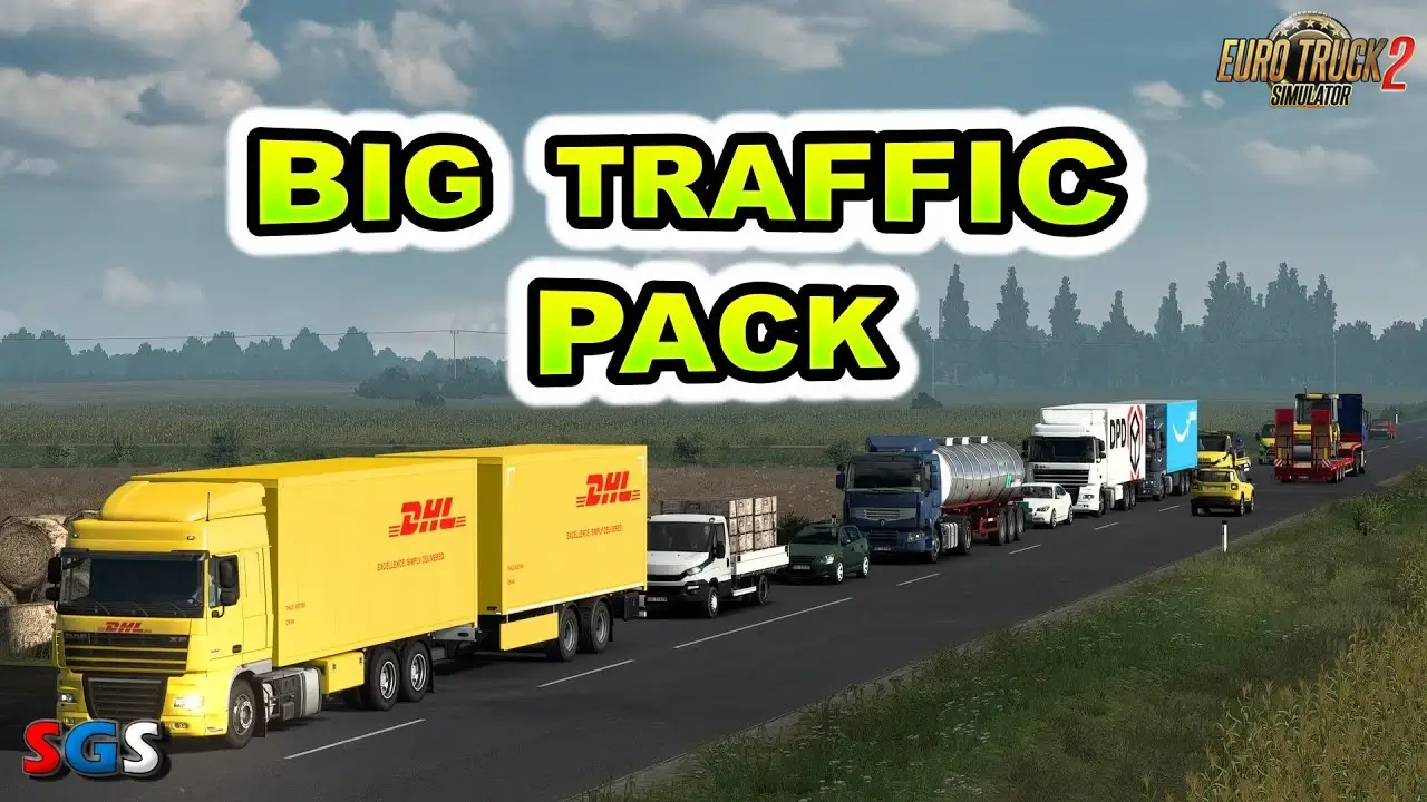 Big Traffic Pack v1.0 (1.54.x) for ETS2