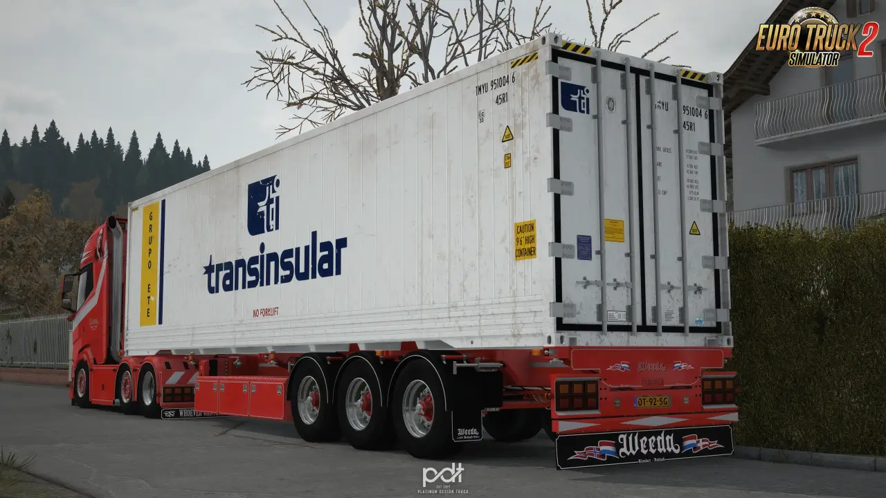 DAF XG+ 530 Weeda Sopranos + Trailer v2.0 (1.54.x) for ETS2