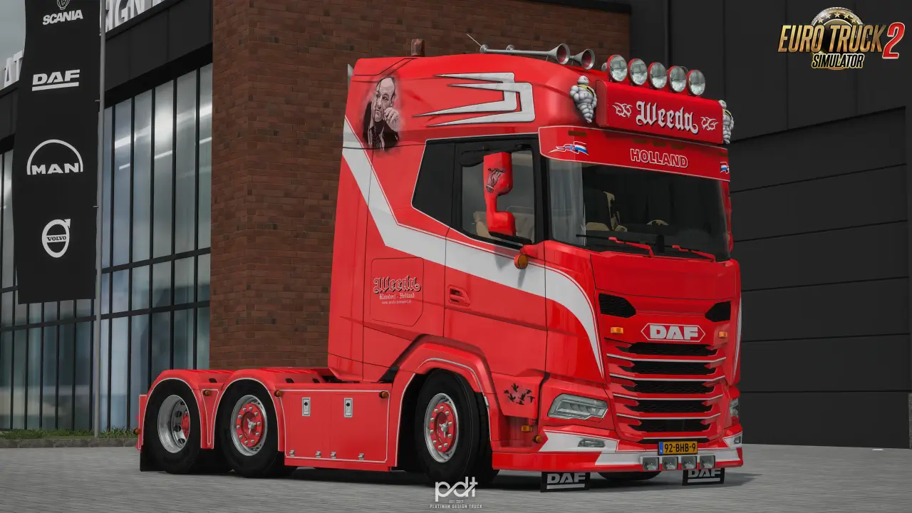 DAF XG+ 530 Weeda Sopranos + Trailer v2.0 (1.54.x) for ETS2