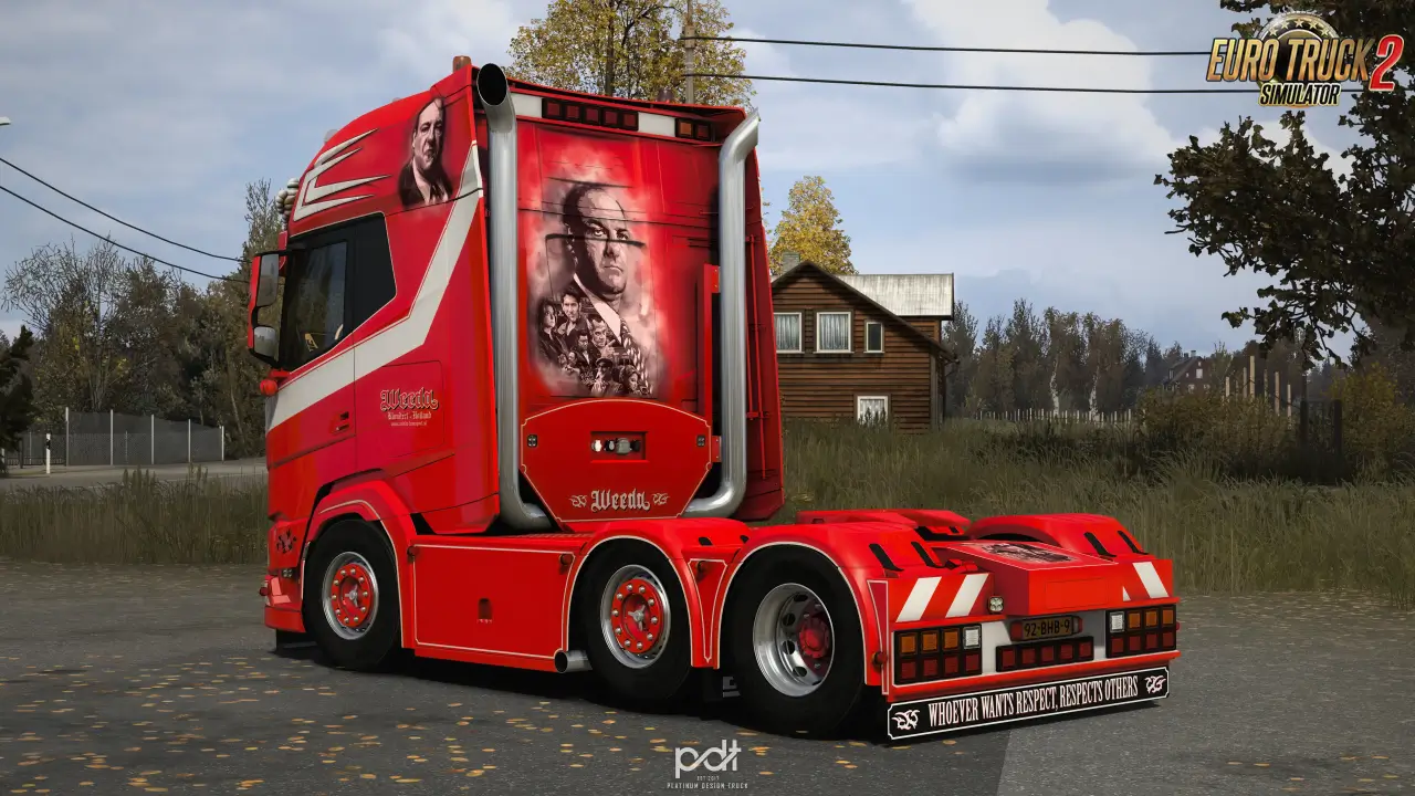 DAF XG+ 530 Weeda Sopranos + Trailer v2.0 (1.54.x) for ETS2