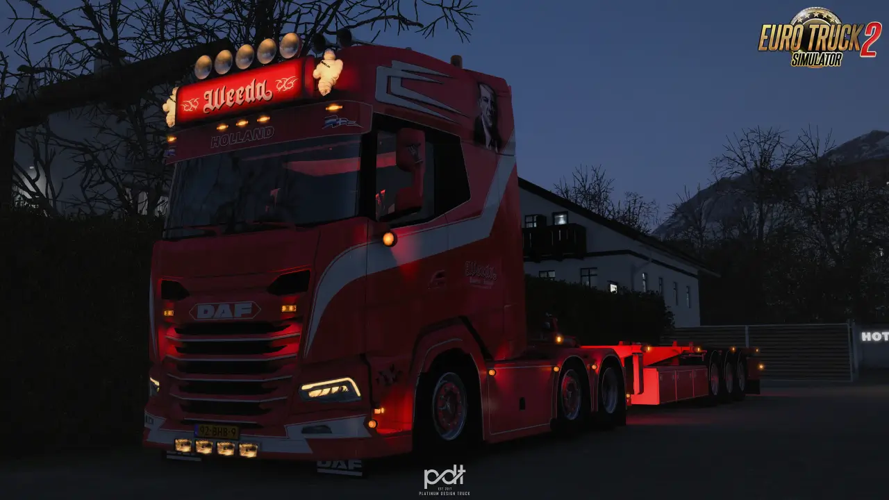 DAF XG+ 530 Weeda Sopranos + Trailer v2.0 (1.54.x) for ETS2