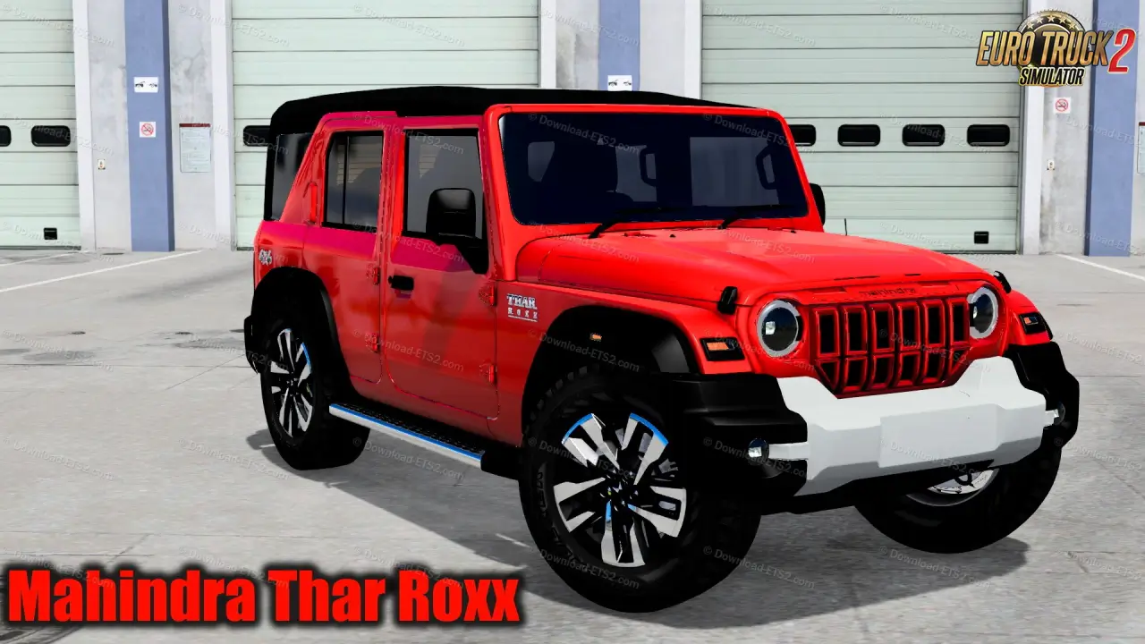 Mahindra Thar Roxx SUV + Interior v1.1 (1.54.x) for ETS2