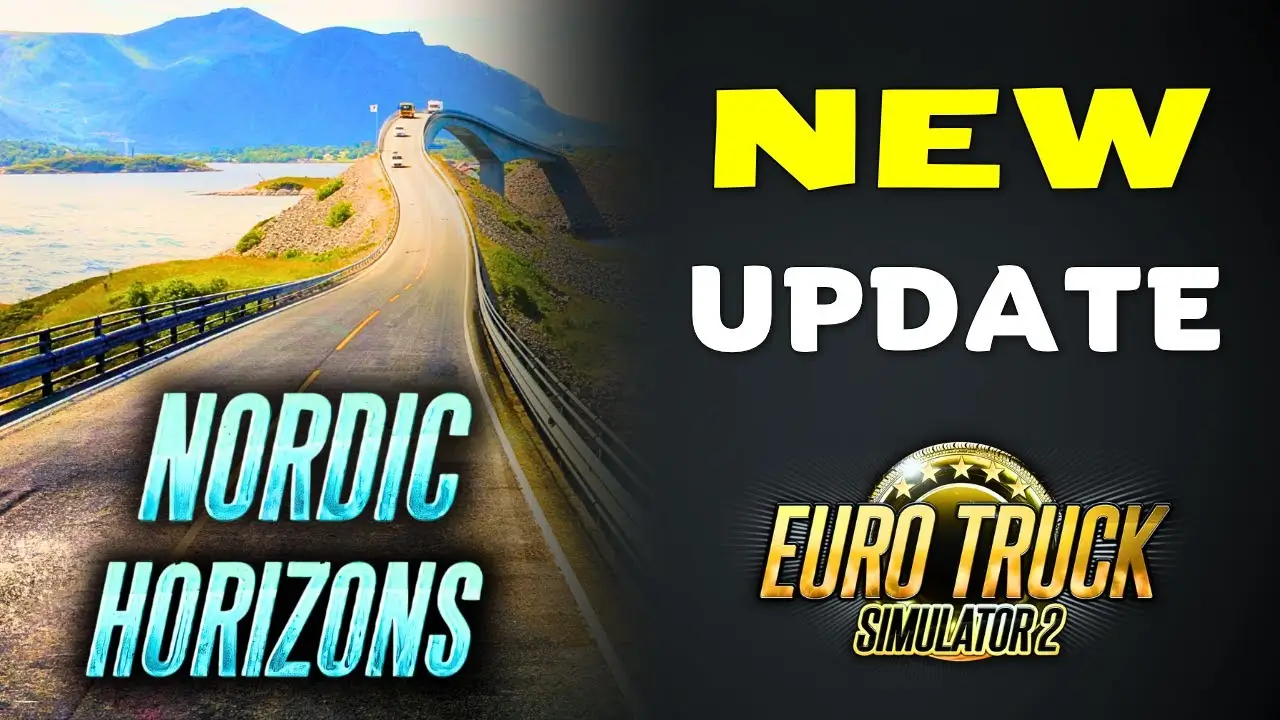 Nordic Horizons DLC - Road Network in ETS2