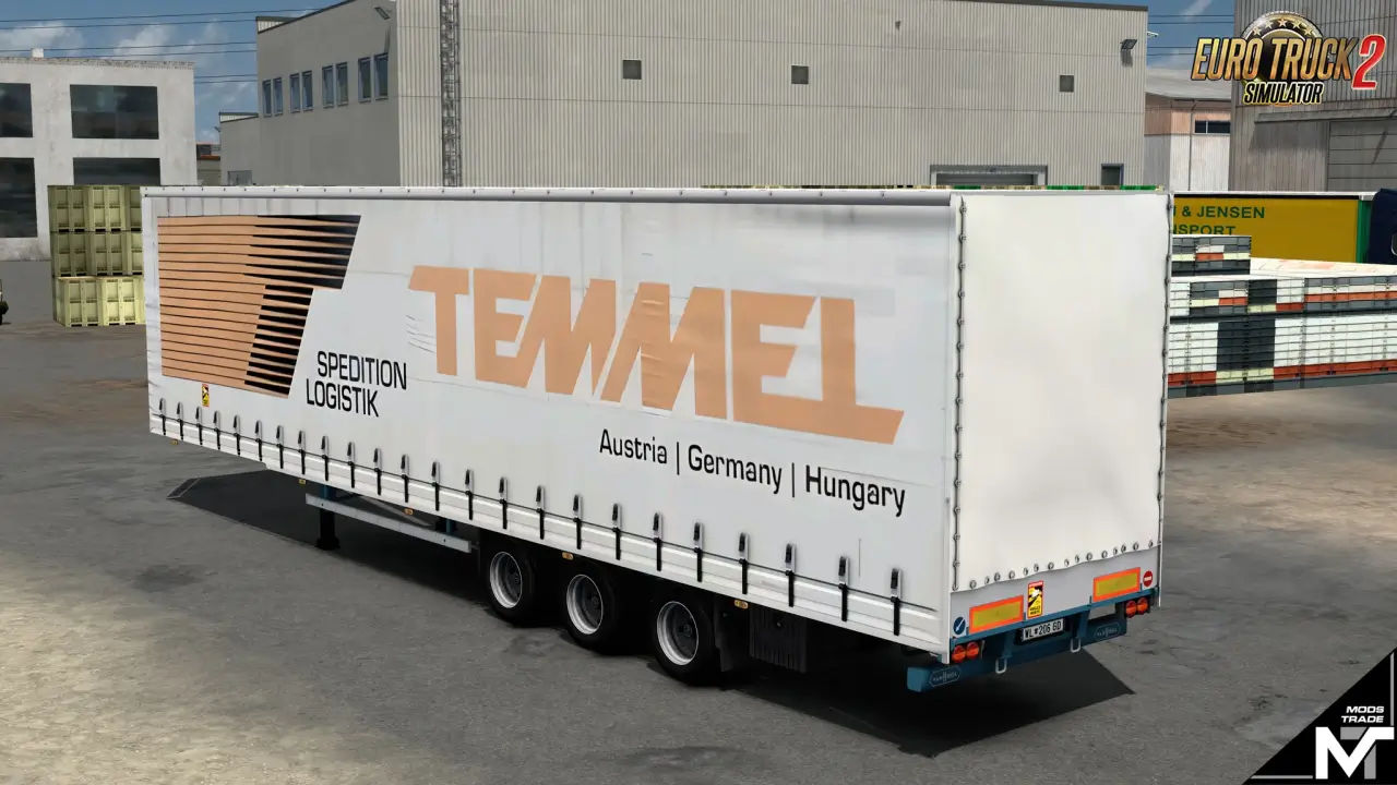 Van Hool Mega Trailer v3.2 (1.54.x) for ETS2
