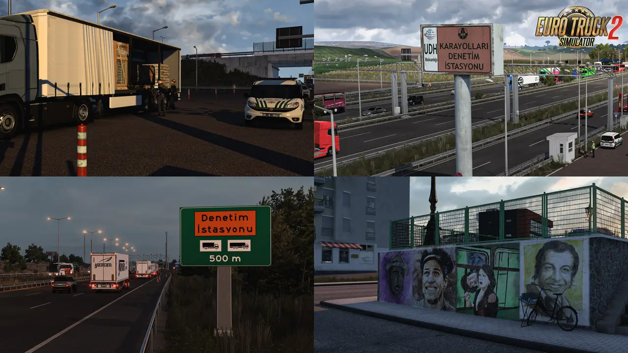 Road to Heavy: Turkey Map v1.1 (1.58.x) for ETS2