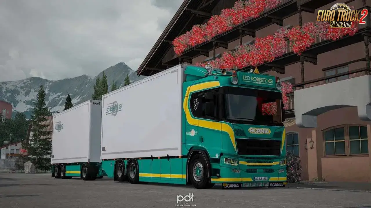 Scania S650 Leo Robertz KG + Trailer v4.0 (1.55.x) for ETS2