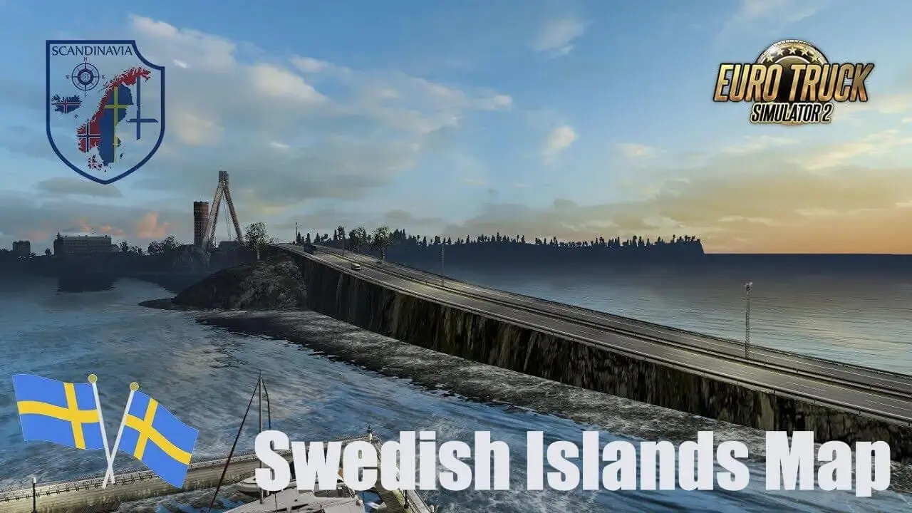 Swedish Islands Map v1.14 by BenganJ (1.55.x) for ETS2