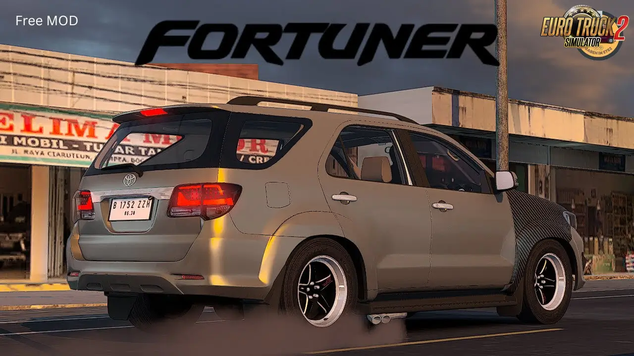 Toyota Fortuner AN50 + Interior v1.1 (1.55.x) for ETS2