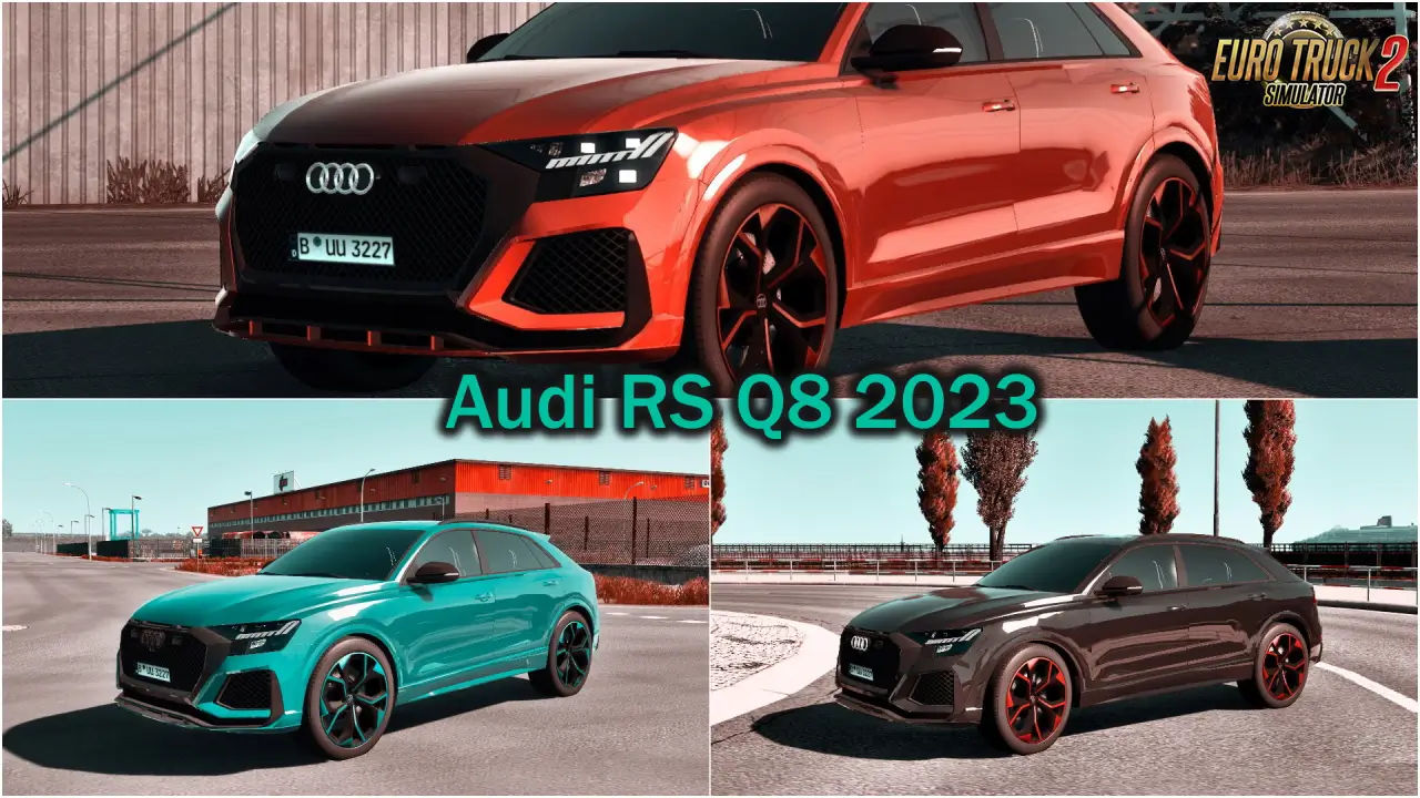 Audi RS Q8 2023 + Interior v1.0 (1.55.x) for ETS2