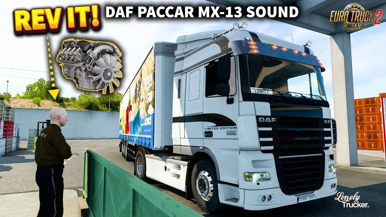Daf XF E6 Paccar MX 13 Engine Sound v3.6 (1.55.x) for ETS2
