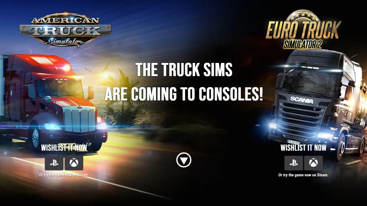 ETS2 and ATS Truck Sims coming to Consoles
