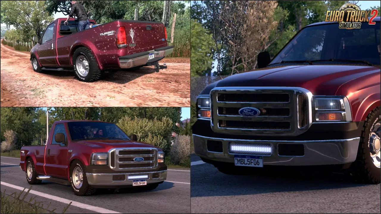 Ford F250 + Interior v1.1 By Quality3D (1.57.x) for ETS2