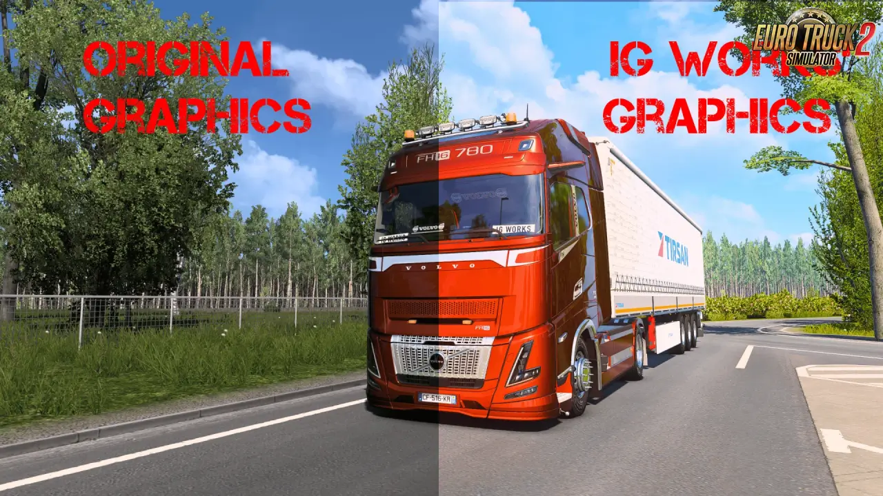 Hyper Realism Next Gen Graphics v1.0 (1.55.x) for ETS2