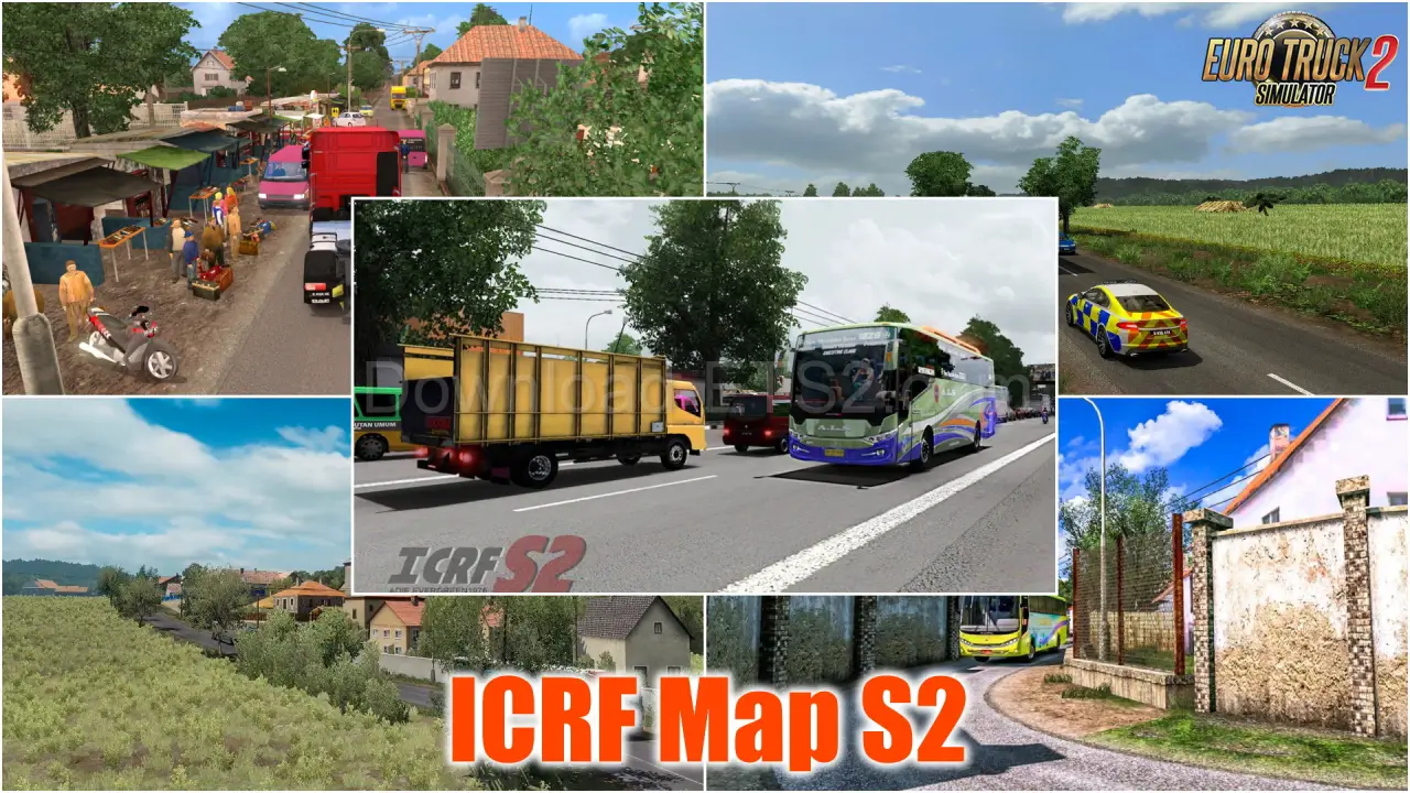 ICRF Map S2 v3.0 (1.55.x) for ETS2