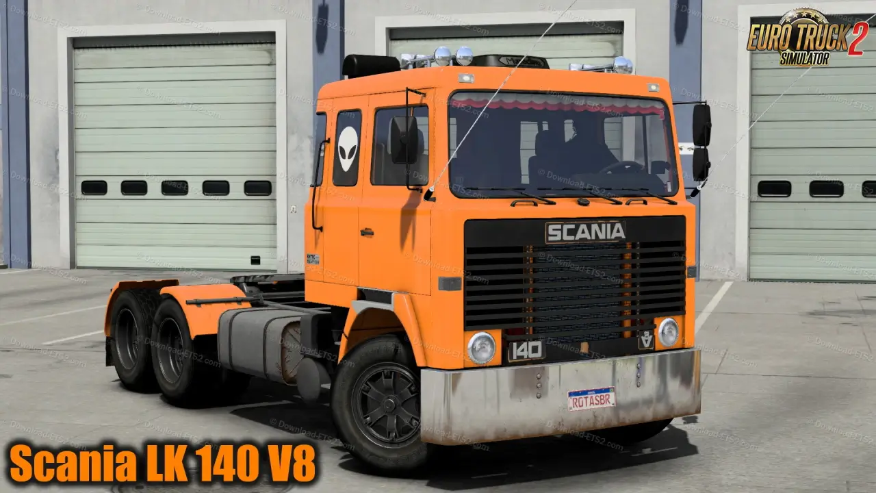Scania LK 140 V8 Truck + Interior v1.5 (1.55.x) for ETS2