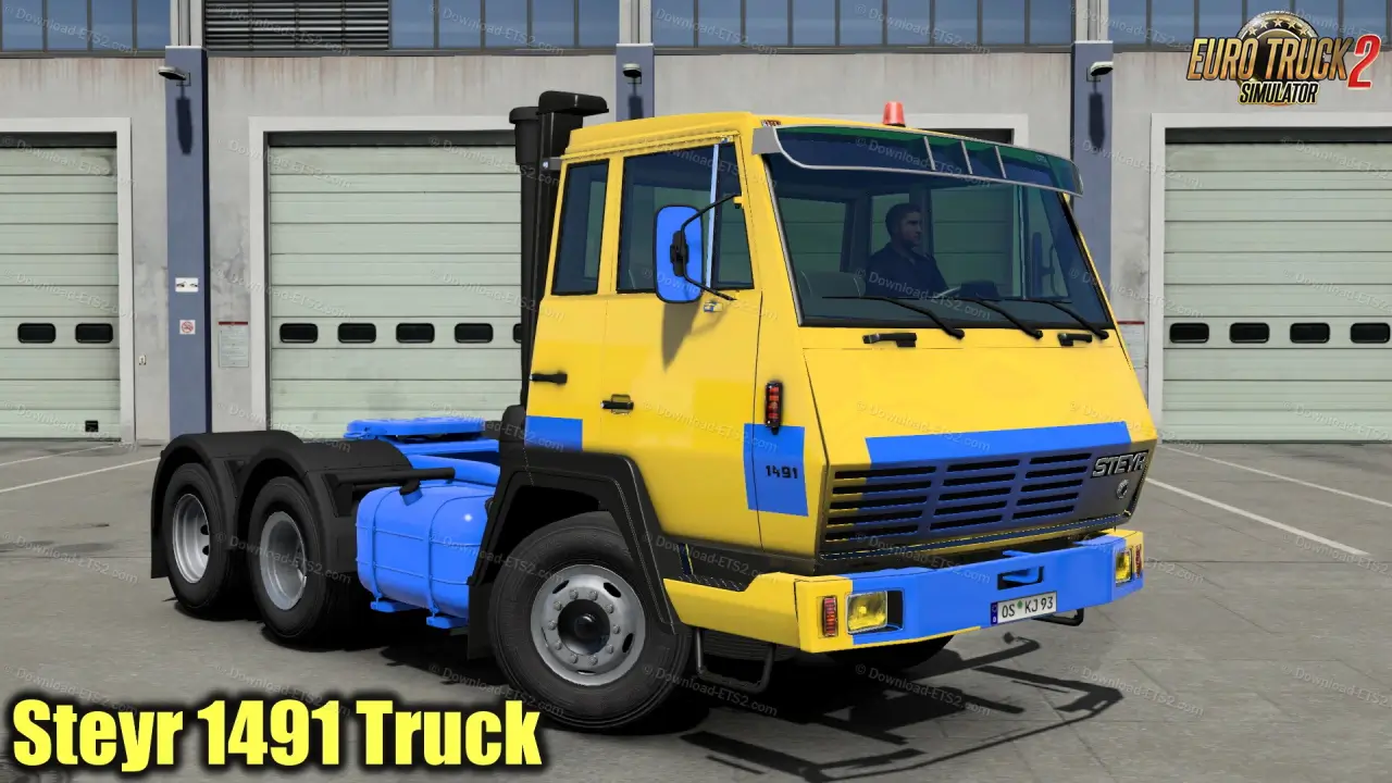 Steyr 1491 Truck + Interior v1.1 (1.55.x) for ETS2