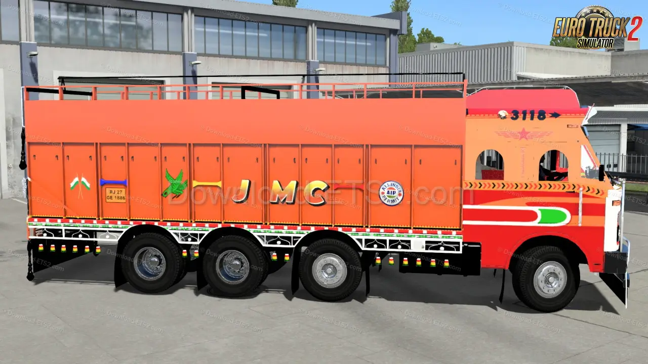 TATA 3118c Indian Truck + Interior v1.0 (1.55.x) for ETS2