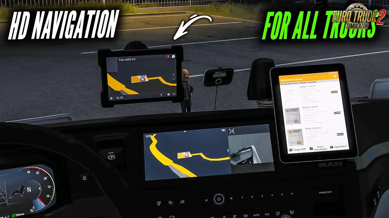 TJS HD GPS Mod v1.5.7 (1.55.x) for ETS2
