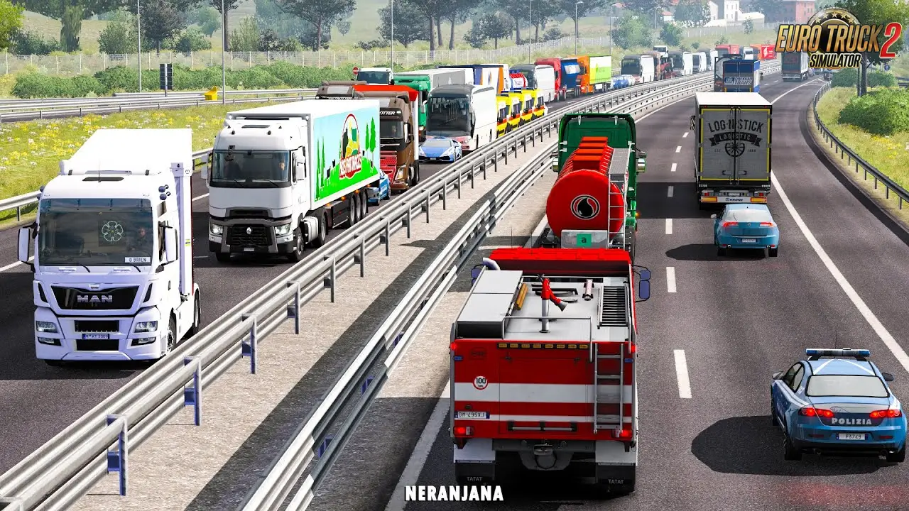 Traffic Intensity Mod v10.5.30 (1.55.x) for ETS2
