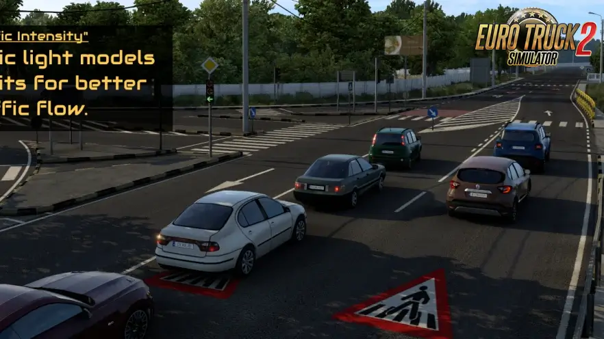Traffic Intensity Mod v10.5.30 (1.55.x) for ETS2