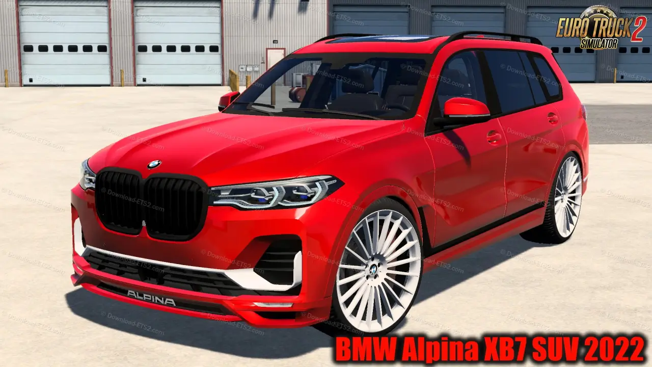 BMW Alpina XB7 SUV 2022 + Interior v1.1 (1.55.x) for ETS2