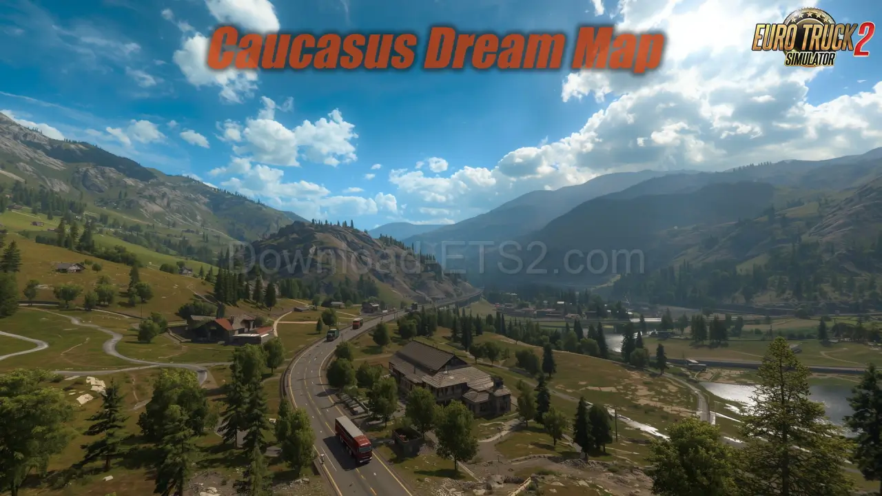 Caucasus Dream Map v2.7 (1.55.x) for ETS2