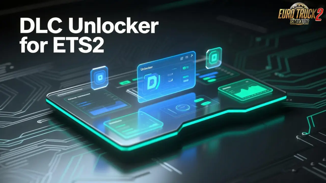 DLC Unlocker v1.55 (1.55.x) for ETS2