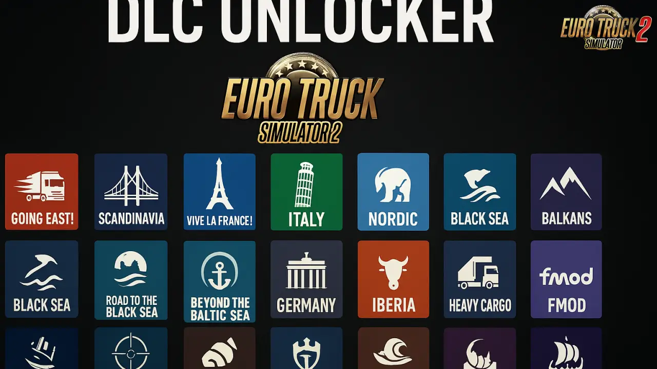 DLC Unlocker v1.55 (1.55.x) for ETS2