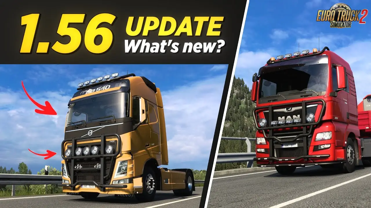 Euro Truck Simulator 2 - Update ETS2 1.56 Official Released