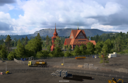 Nordic Horizons - Kirunas 113-Year-Old Wooden Church in ETS2