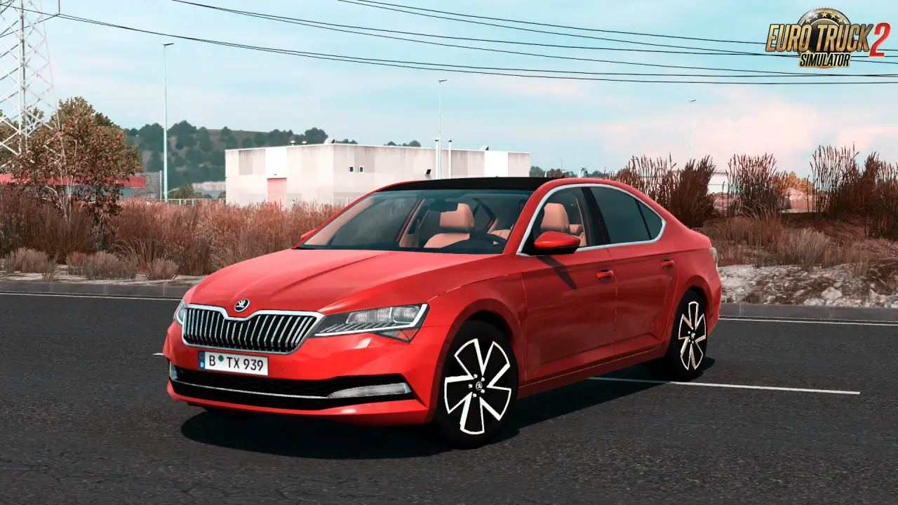 Skoda Superb 2024 + Interior v1.0 (1.55.x) for ETS2