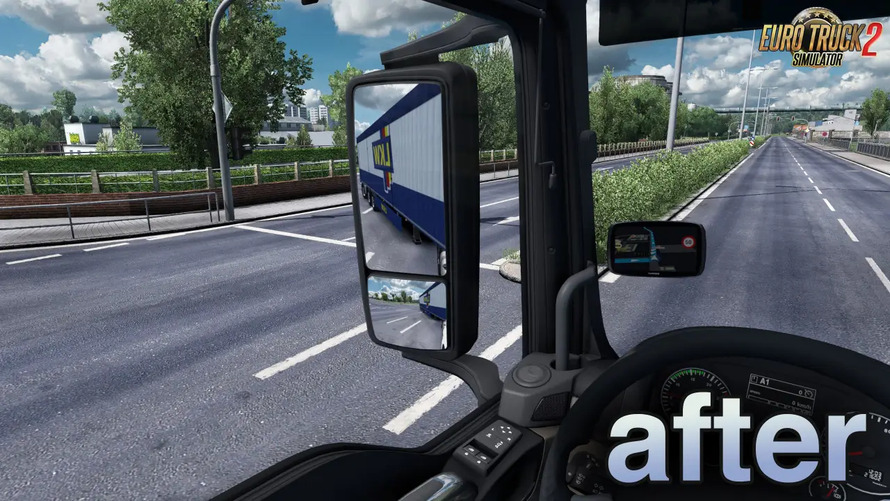 True Mirror FOV v1.2.5 (1.57.x) for ETS2