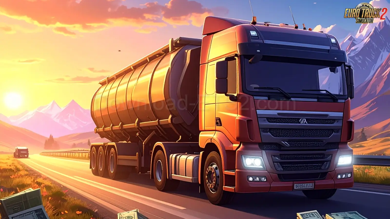 Unlimited Money & XP Mod v1.60 By KMR (1.60.x) for ETS2