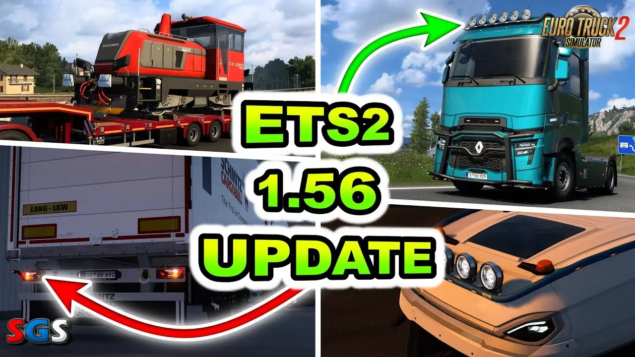 ETS2 Update 1.56 All New Changes - Euro Truck Simulator 2