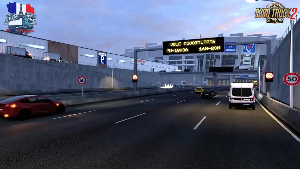 Île-de-France (Paris Suburbs) Map v0.1.5c (1.57.x) for ETS2
